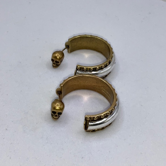 Alexander McQueen Skull Rings Earrings - Picture 5 of 8